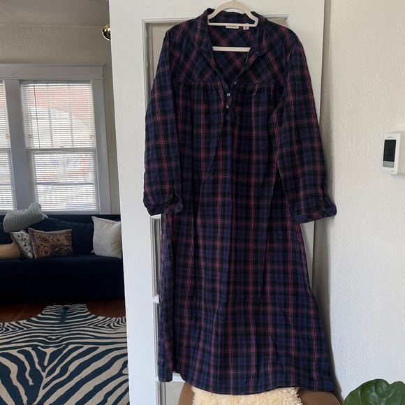 L.L. Bean Other - L.L.Bean Long Flannel Cotton Nightgown